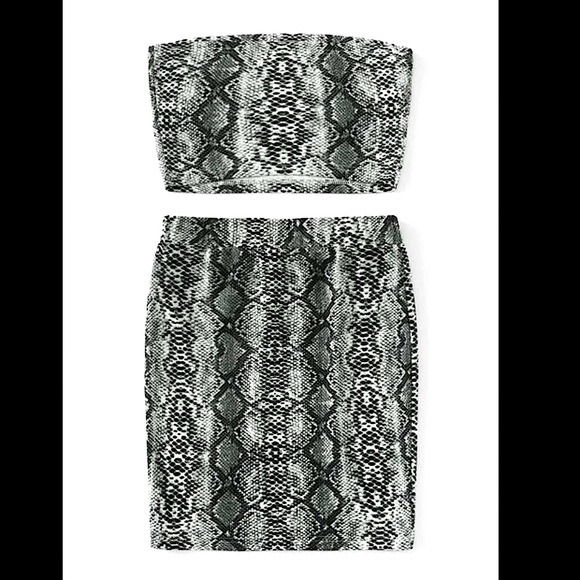 Strapless two piece dress - Picture 1 of 2